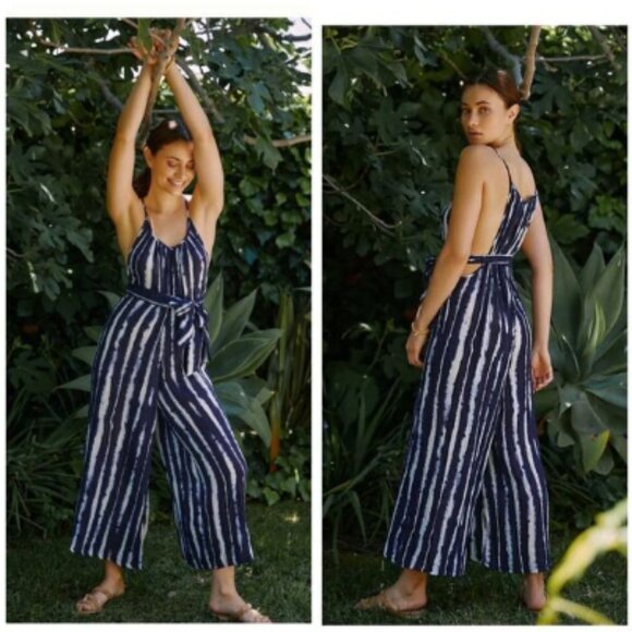 Brand New THE MASON TIE-FRONT JUMPSUIT - Picture 1 of 14